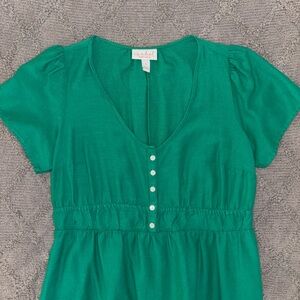 Green Isabel Maternity Dress Size Small